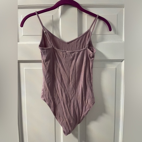 Forever 21 Mauve Ribbed Bodysuit - Picture 4 of 5